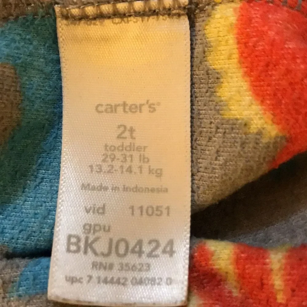 10/$50 Lot 2 Pc Carter’s & 8ODRHGY  Pants Size 2T